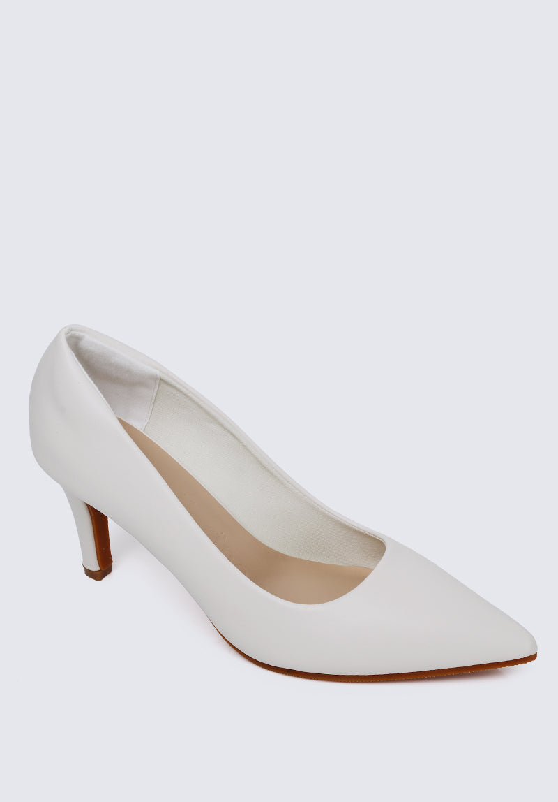 White court shoes hot sale block heel