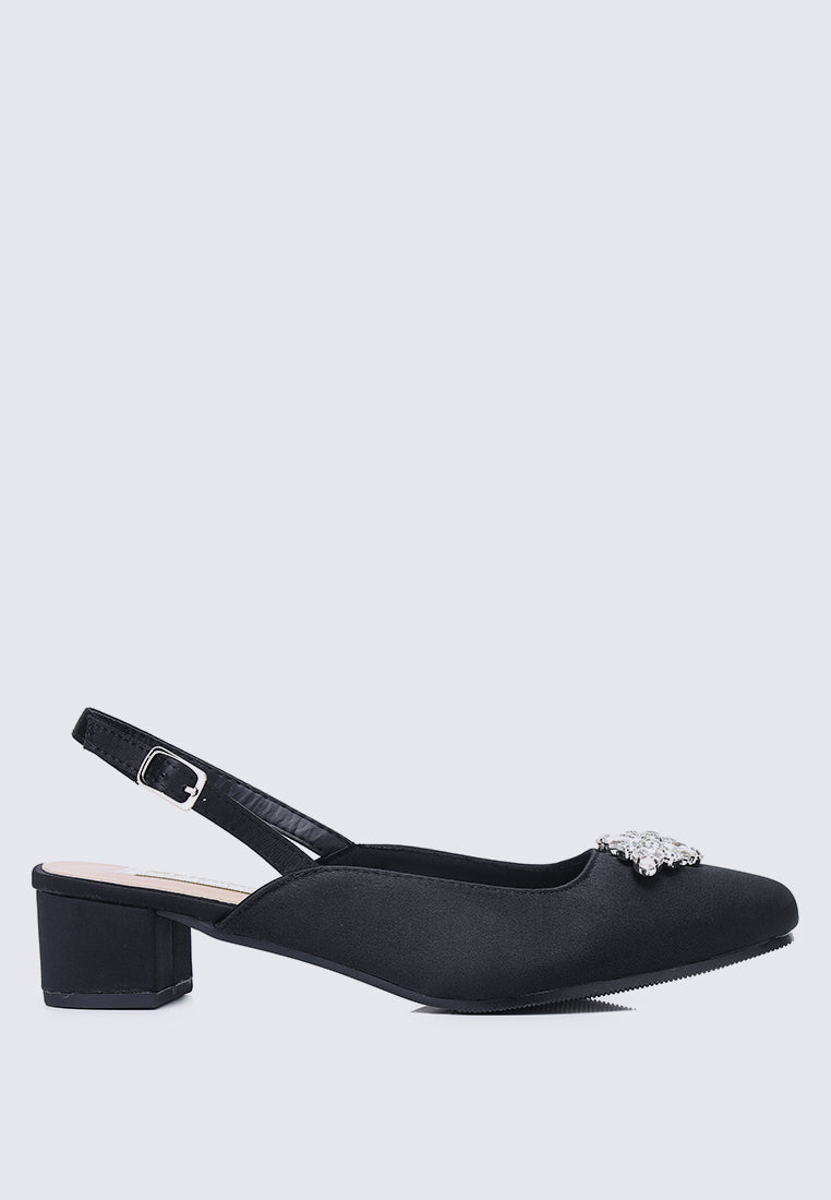 Maeve Comfy Heels In Black