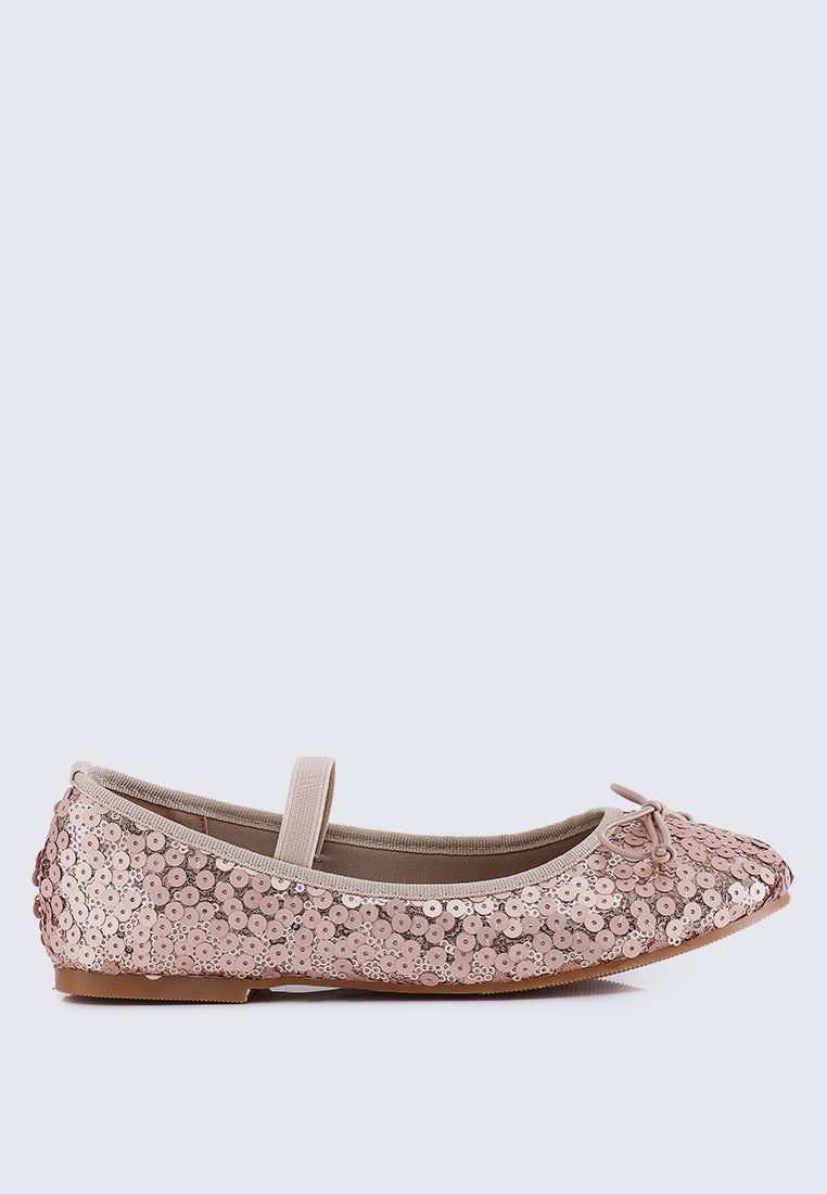 Emerson Comfy Ballerina In Champagne