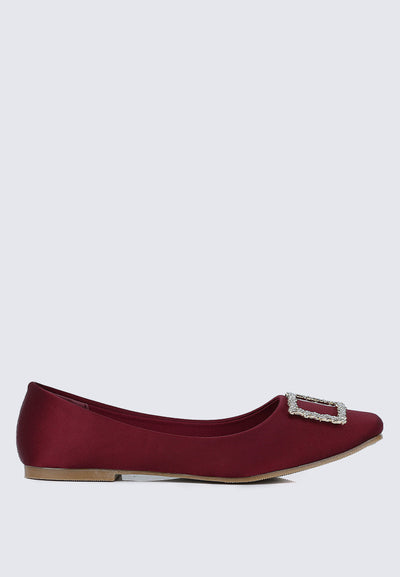 Elsa Comfy Ballerina In Maroon