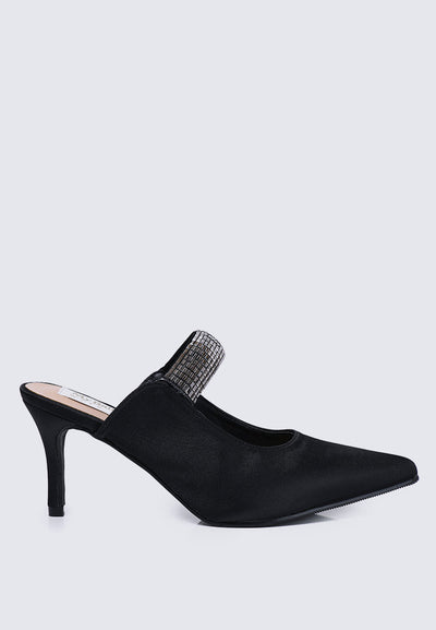 Ambre Comfy Heels In Black