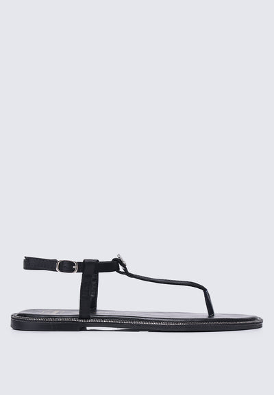 Magic Nightingale Comfy Sandals In Black