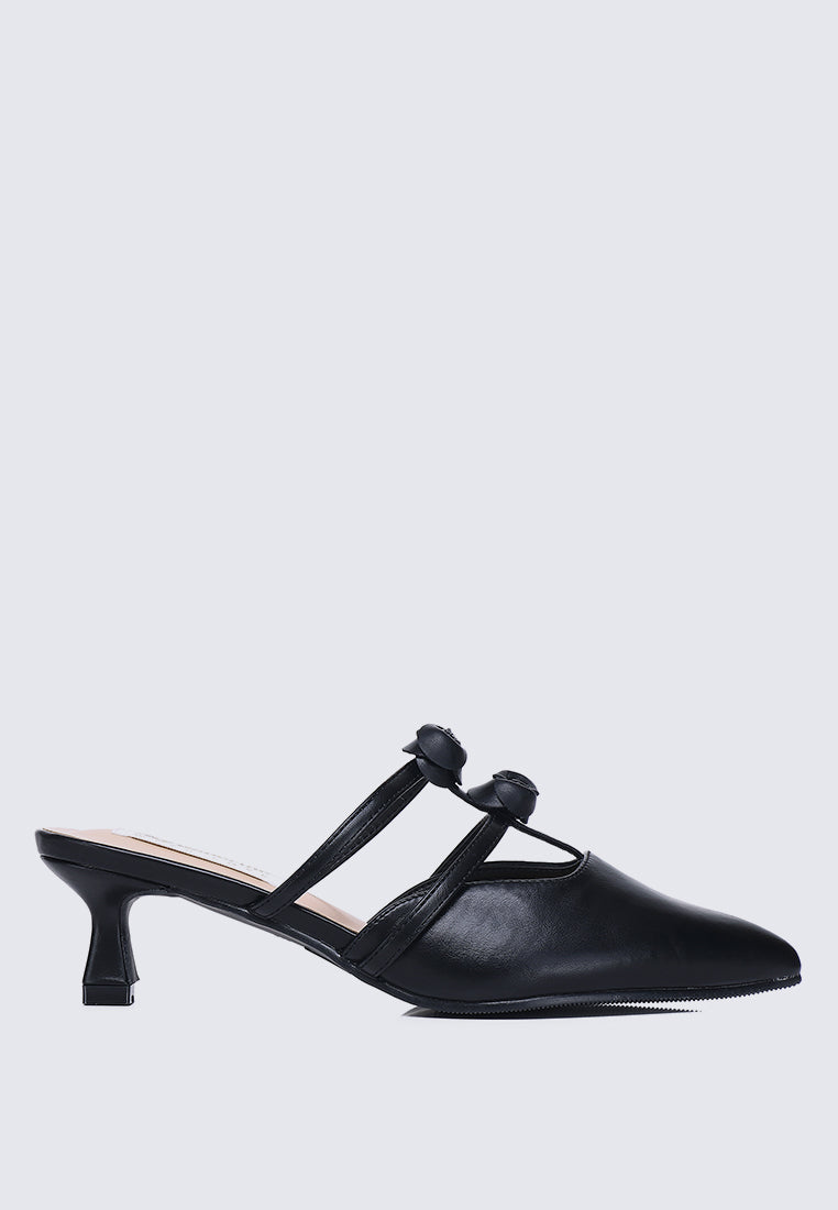 Enchantée Comfy Heels In Black