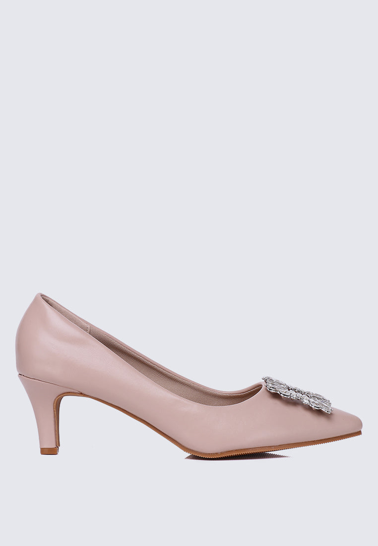 Casey Comfy Pumps In Nude Pink