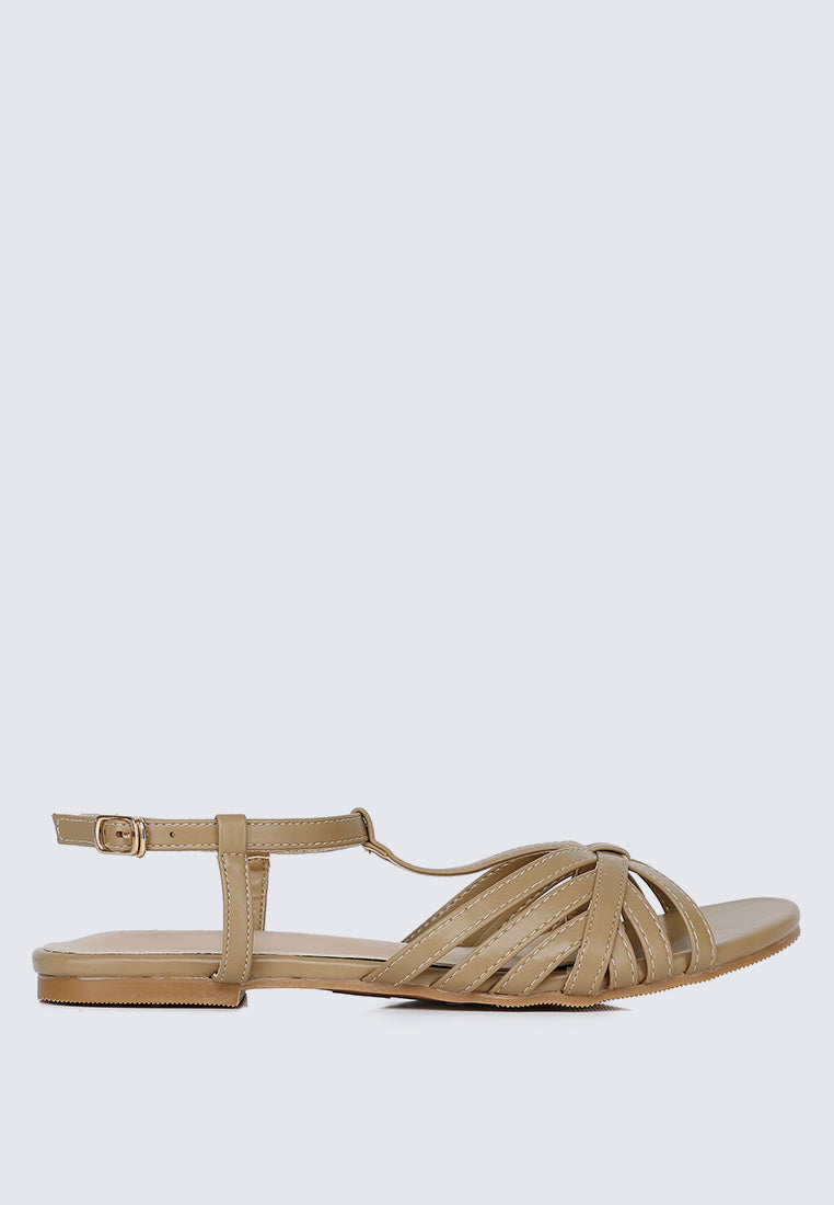 Rebecca Comfy Sandals In Taupe