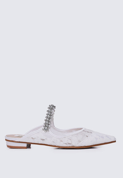 Celinne Comfy Heels In White