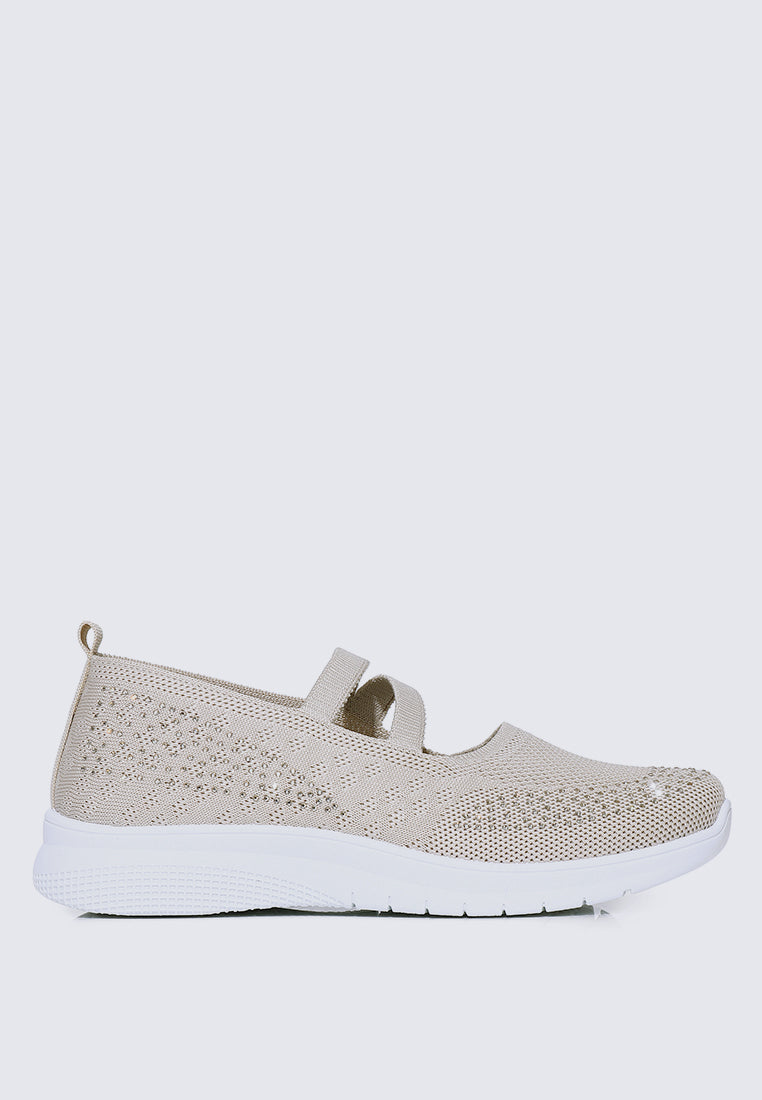 Gentle Walk Comfy Sneakers In Nude