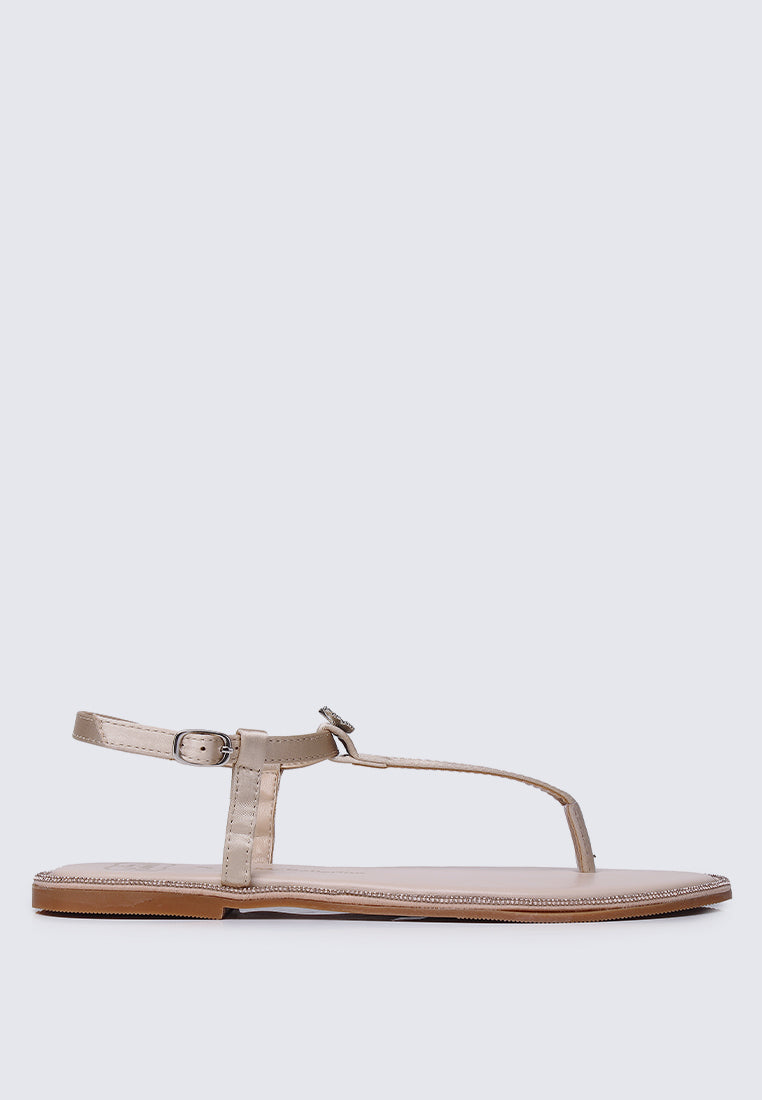 Magic Nightingale Comfy Sandals In Champagne