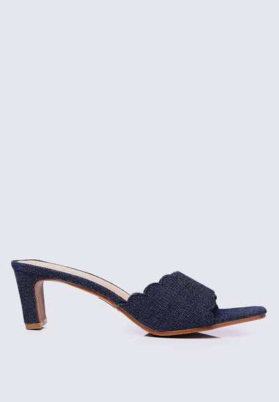 Carmen Comfy Heels In Navy