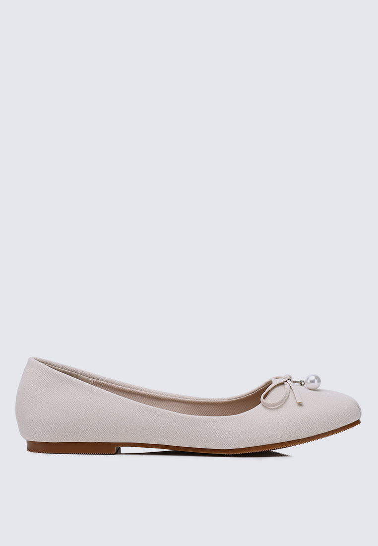 Gem Comfy Ballerina In Nude