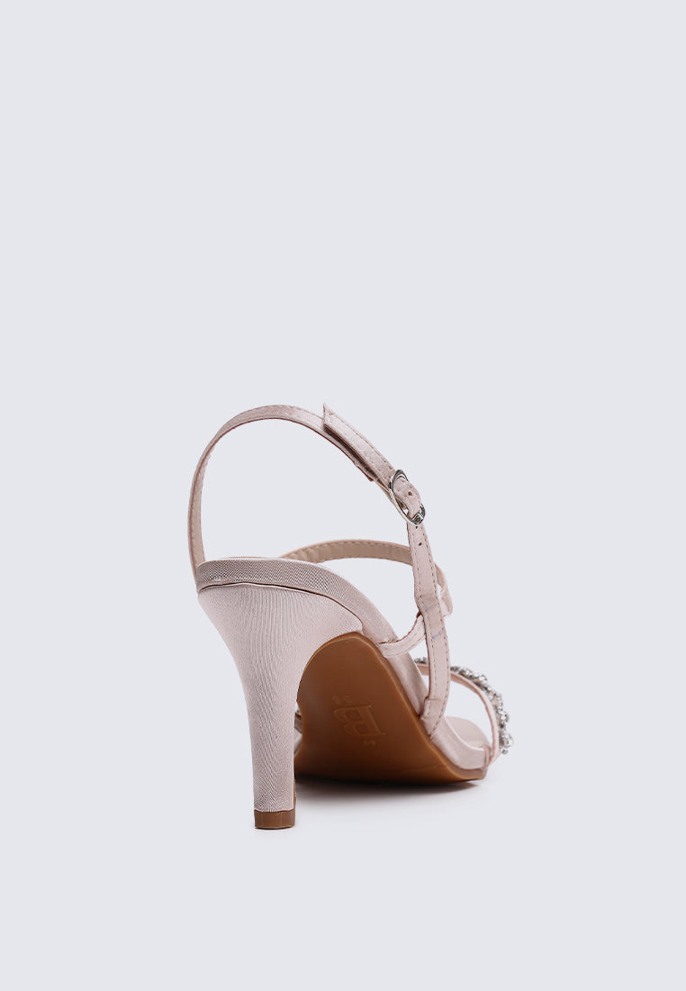 Kristine Comfy Heels In Champagne