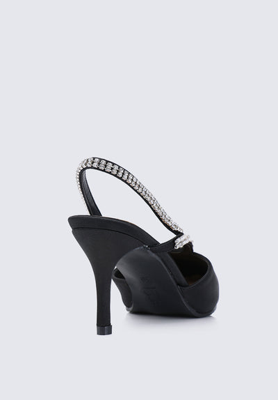 Abigail Comfy Heels In Black