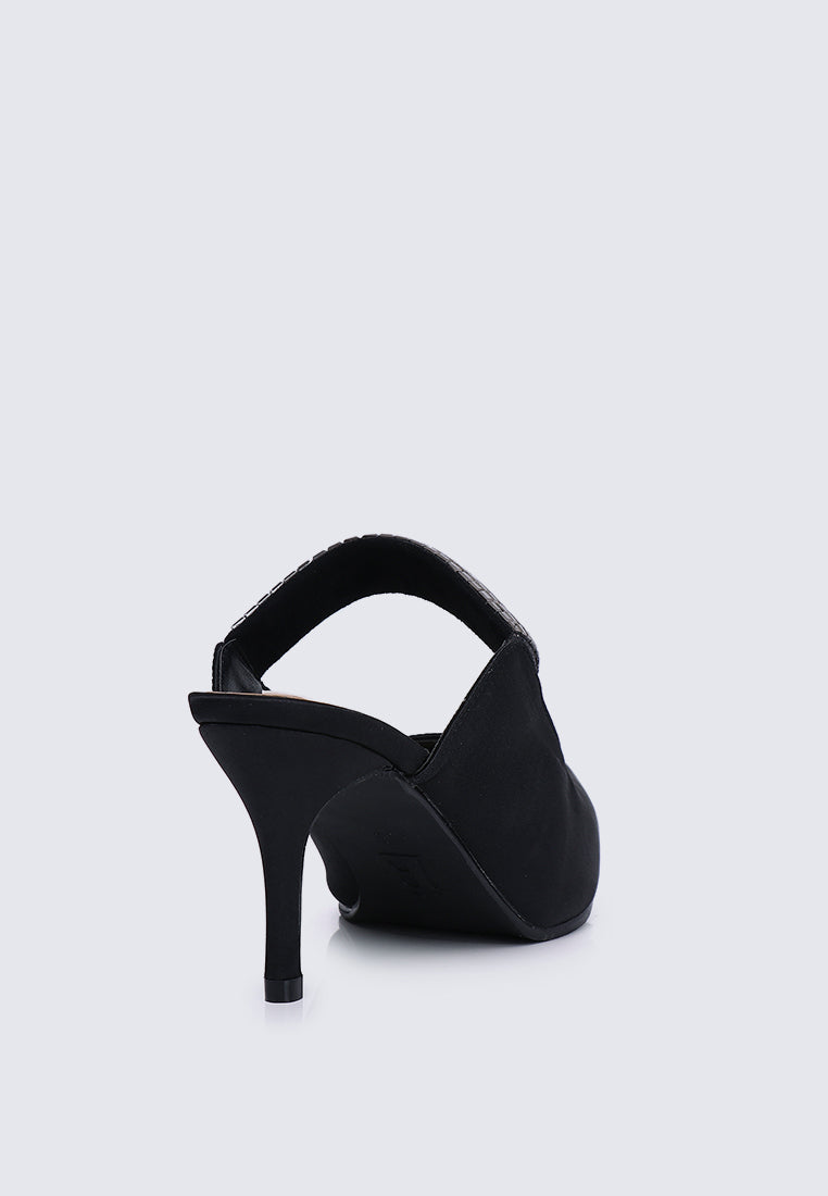 Ambre Comfy Heels In Black