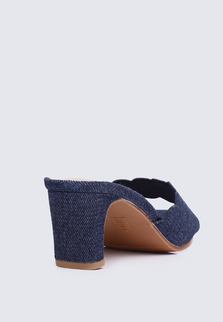 Carmen Comfy Heels In Navy