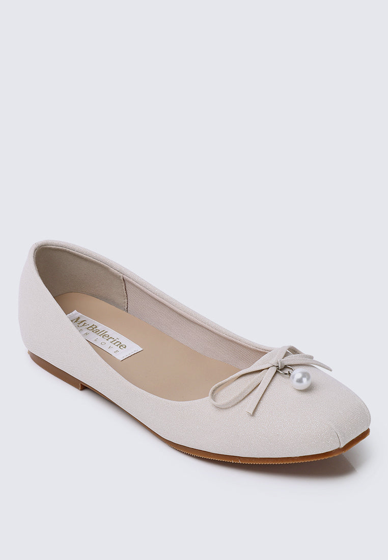 Gem Comfy Ballerina In Nude