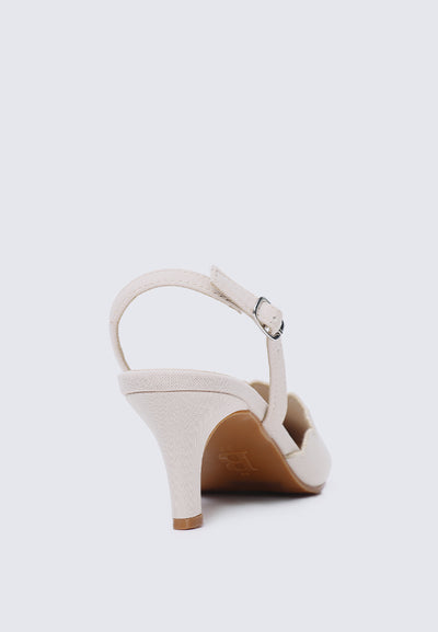 Yolanda Comfy Heels In Nude