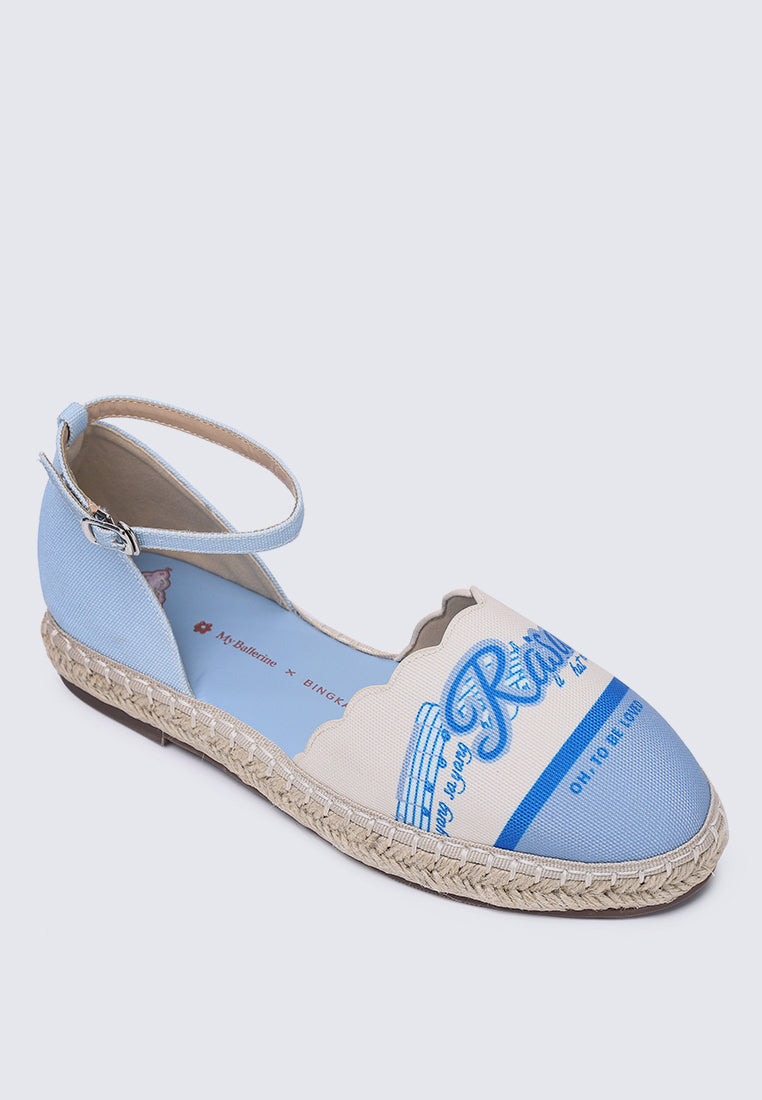 Rasa Sayang Comfy Espadrilles In Blue