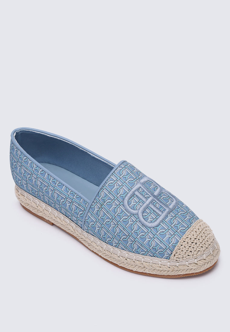 Maci Comfy Espadrilles In Blue