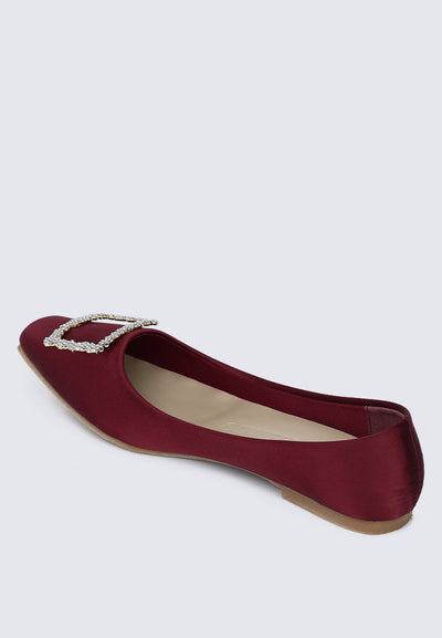 Elsa Comfy Ballerina In Maroon