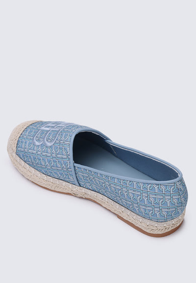 Maci Comfy Espadrilles In Blue