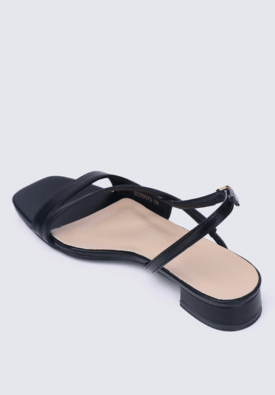 Kathy Comfy Sandals In Black