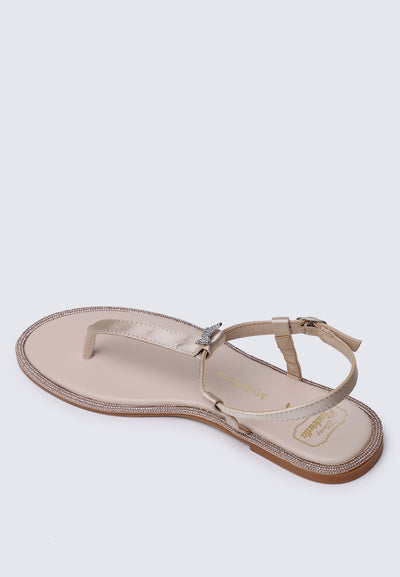 Magic Nightingale Comfy Sandals In Champagne