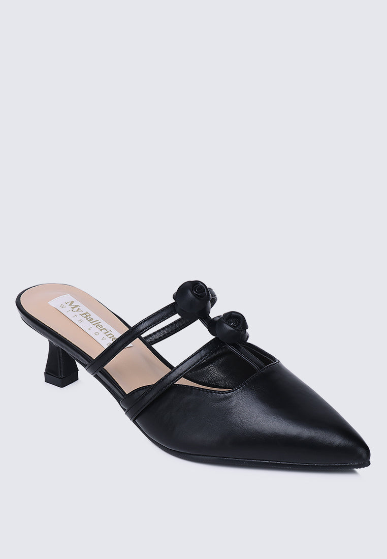 Enchantée Comfy Heels In Black