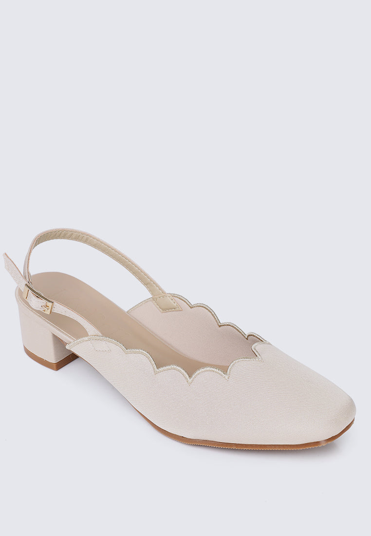 Lizzy Comfy Heels In Nude