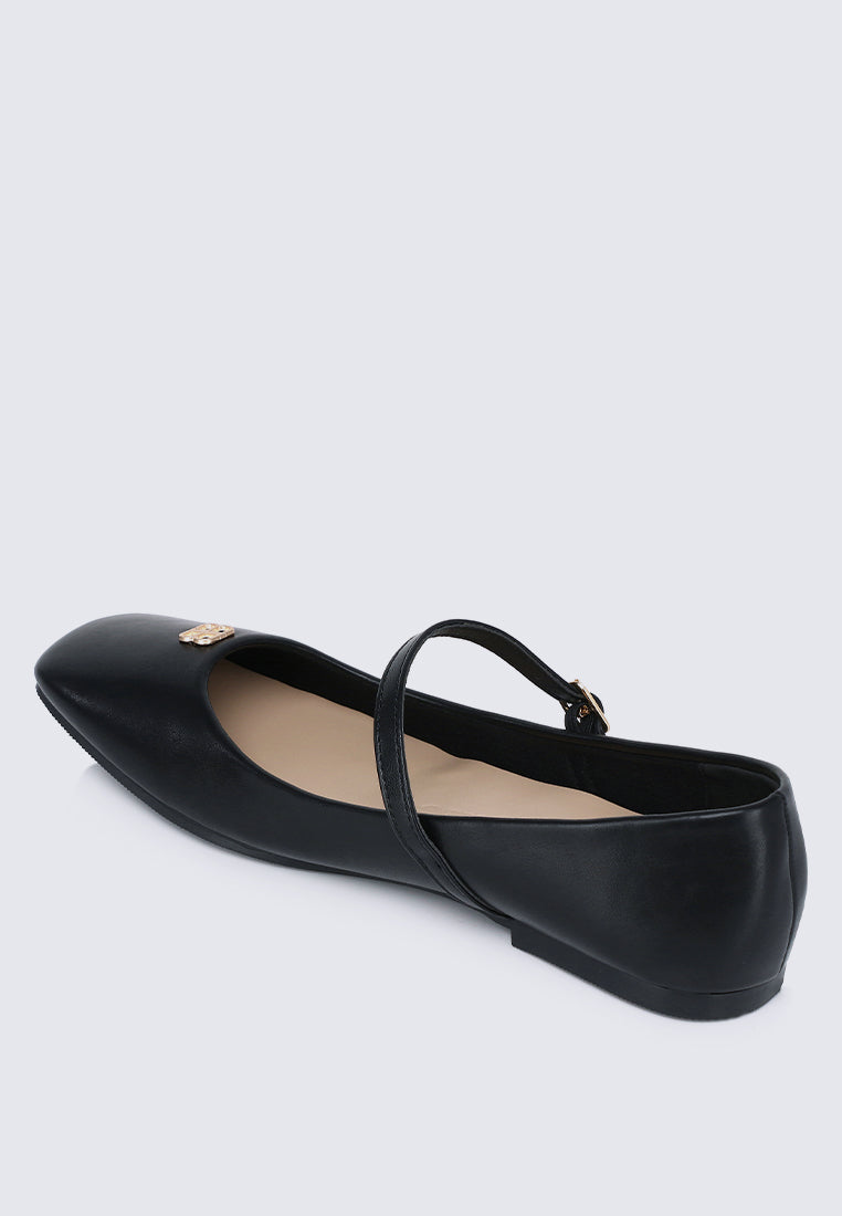 Aimee Comfy Ballerina In Black