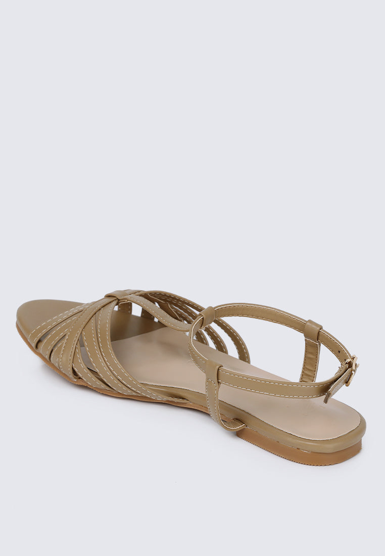 Rebecca Comfy Sandals In Taupe