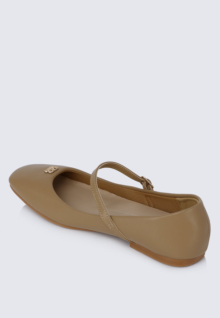 Aimee Comfy Ballerina In Almond