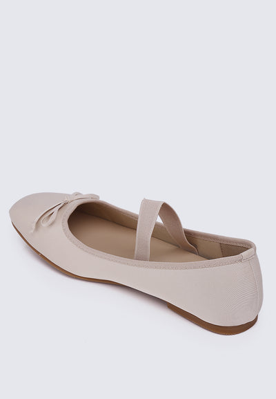 Eleanee Comfy Ballerina In Nude