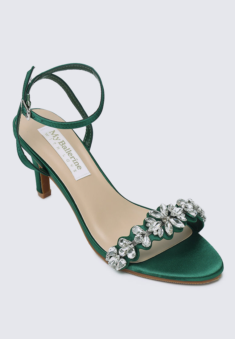 Liliana Comfy Heels In Green