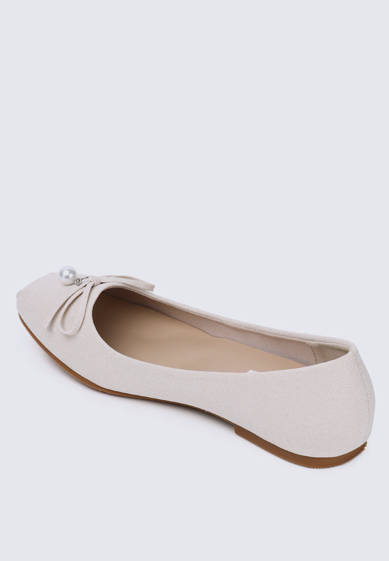 Gem Comfy Ballerina In Nude