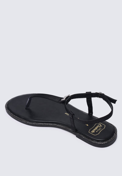 Magic Nightingale Comfy Sandals In Black