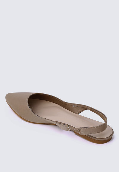 Kate Comfy Ballerina In Taupe