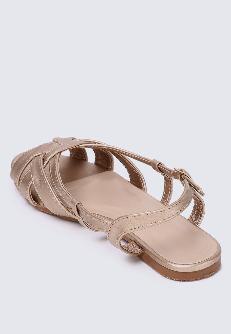 Hana Comfy Sandals In Rose Gold