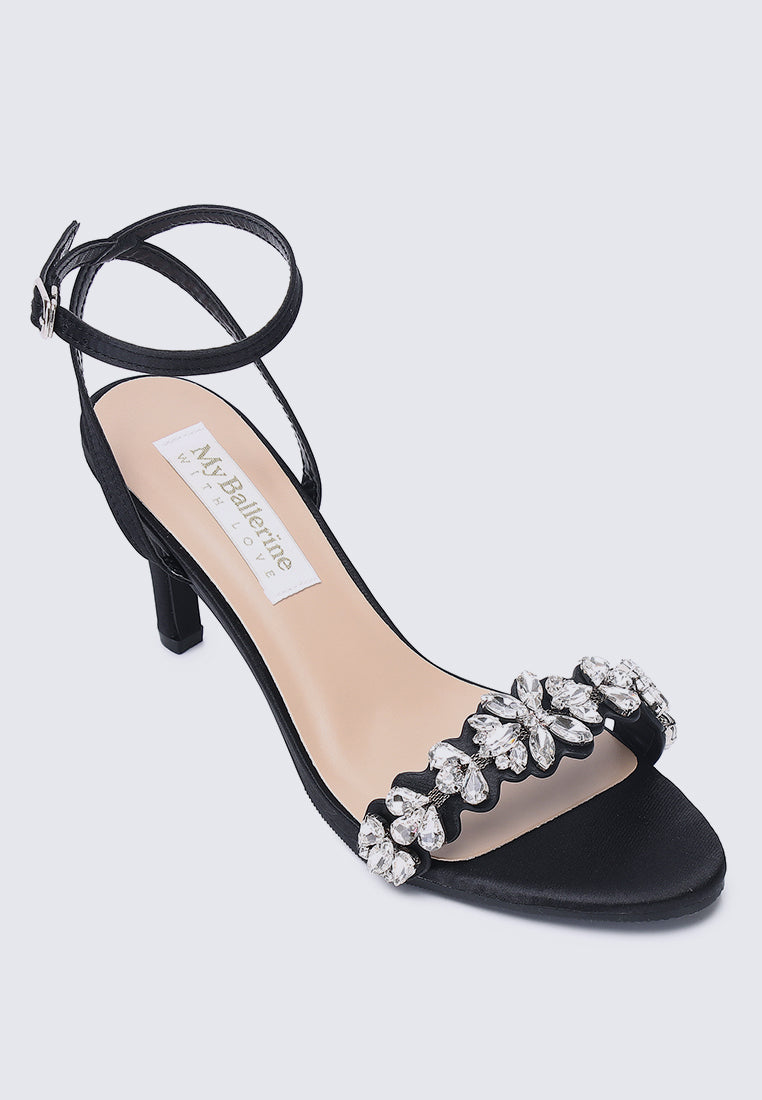 Liliana Comfy Heels In Black