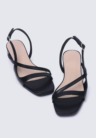 Kathy Comfy Sandals In Black