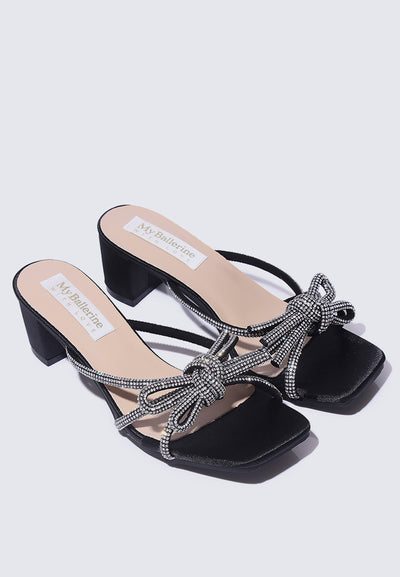 Genevieve Comfy Heels In Black