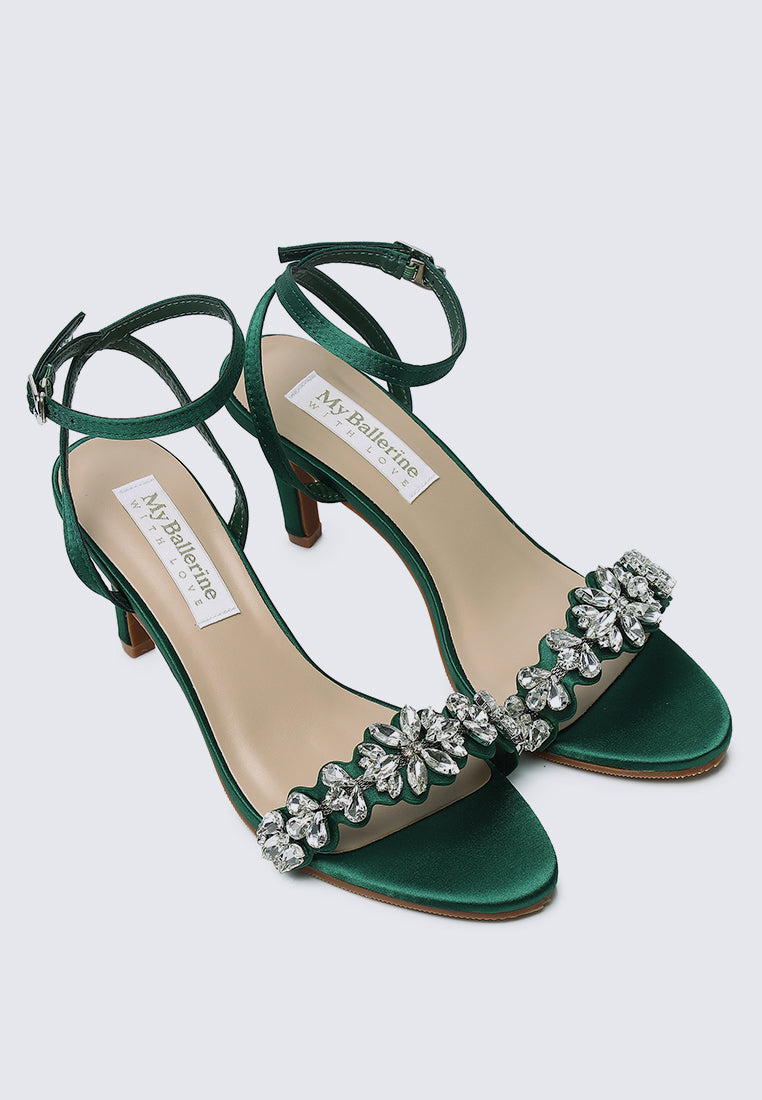 Liliana Comfy Heels In Green