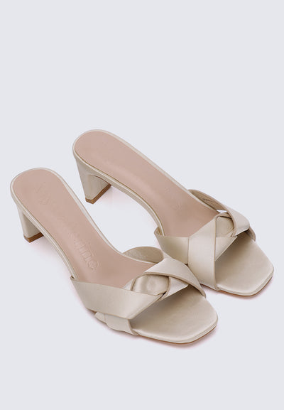 Anne Comfy Heels In Nude