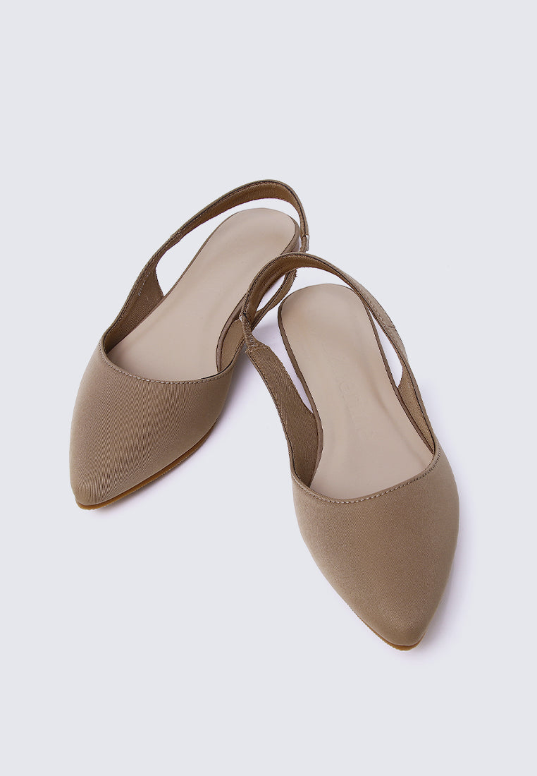 Kate Comfy Ballerina In Taupe