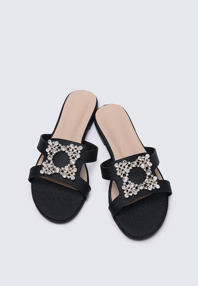 Jenny Comfy Sandals In Black