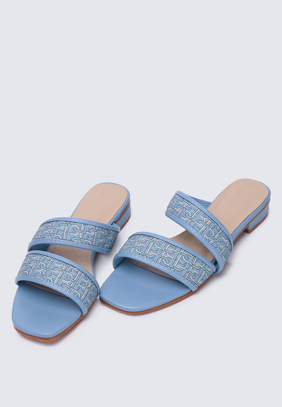 Myra Comfy Sandals In Blue