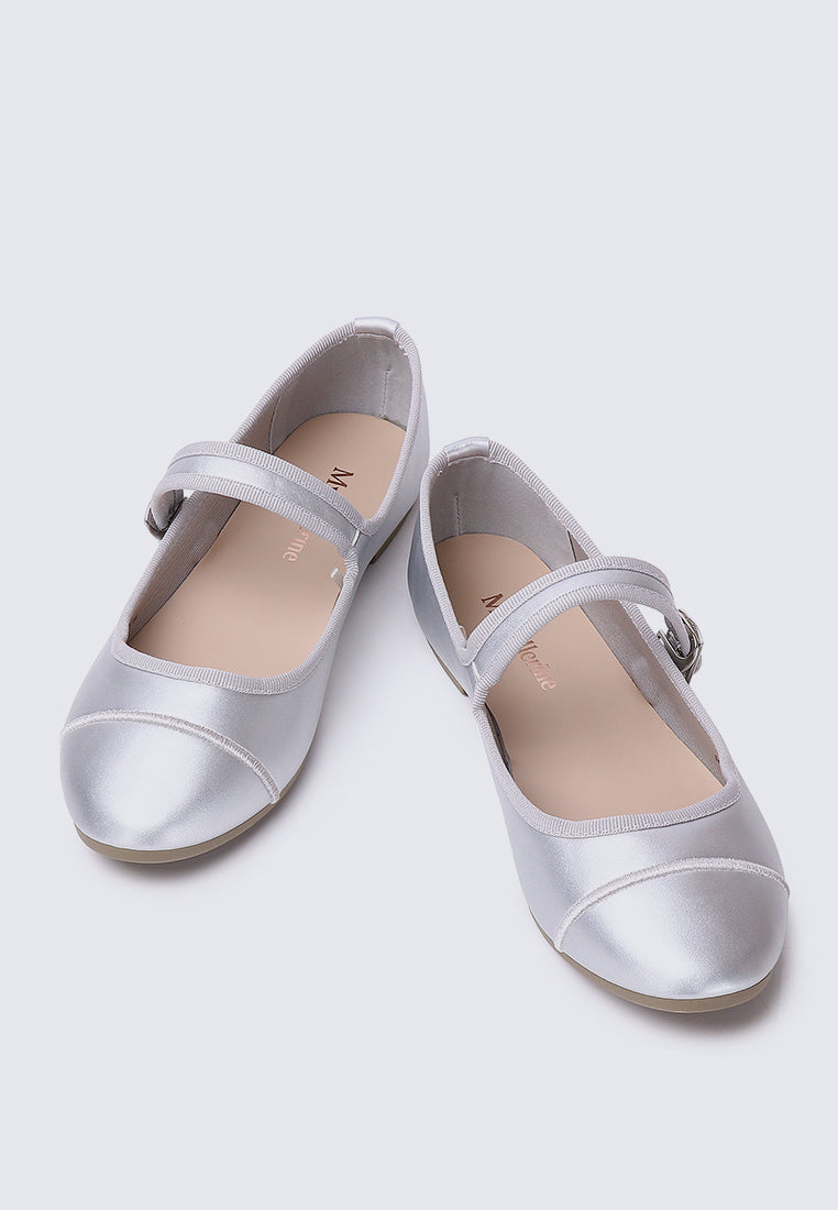 Roan Comfy Ballerina  In Silver