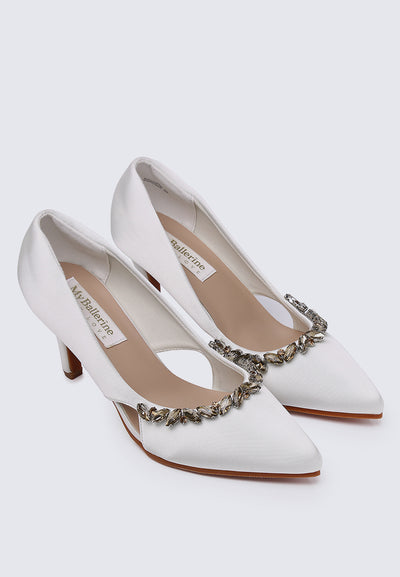 Gisele Comfy Pumps In Ivory