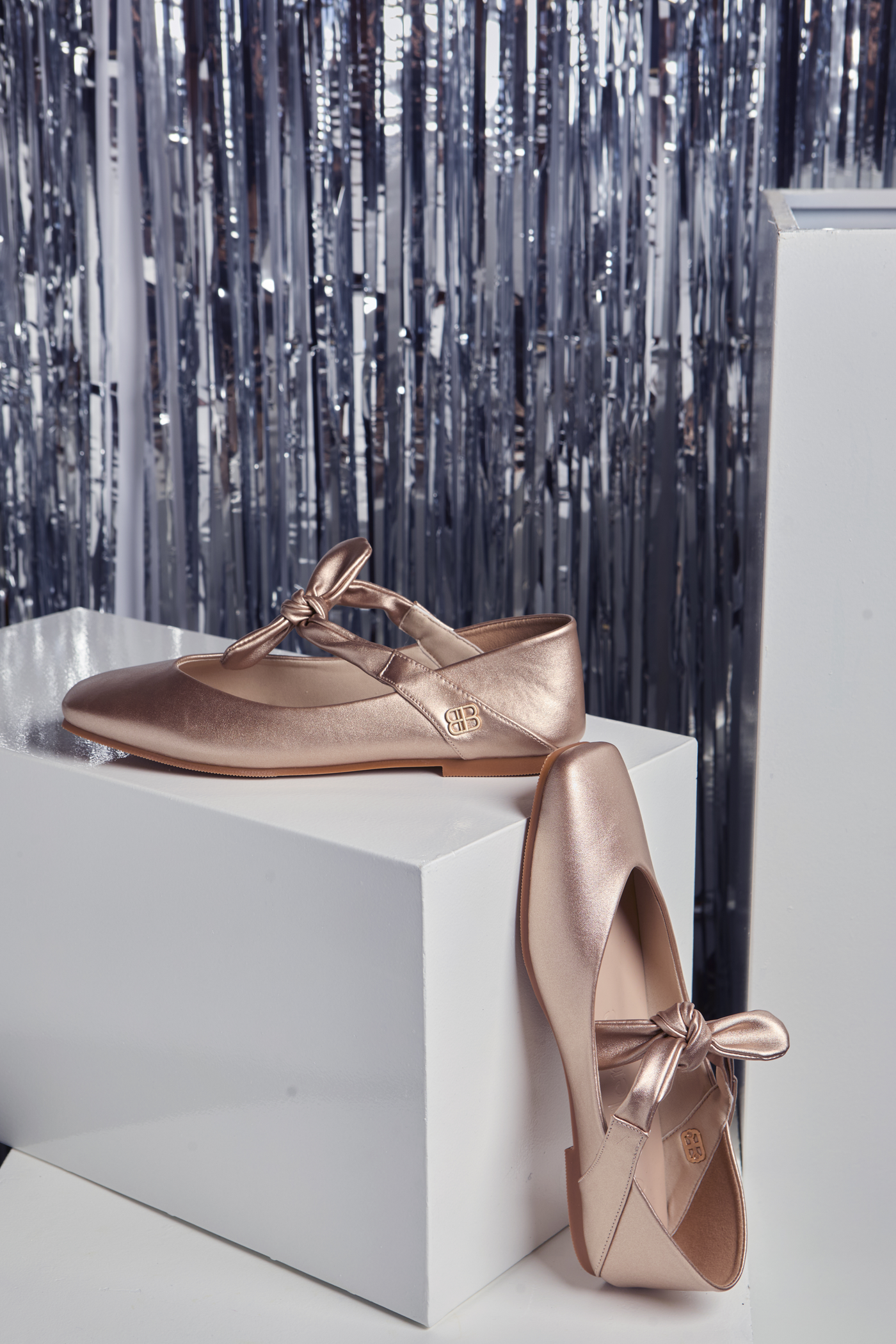 Brenee Comfy Ballerina In Rose Gold