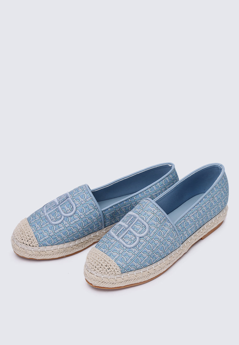 Maci Comfy Espadrilles In Blue