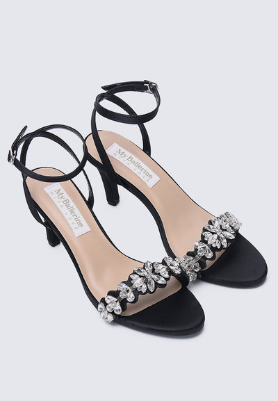 Liliana Comfy Heels In Black